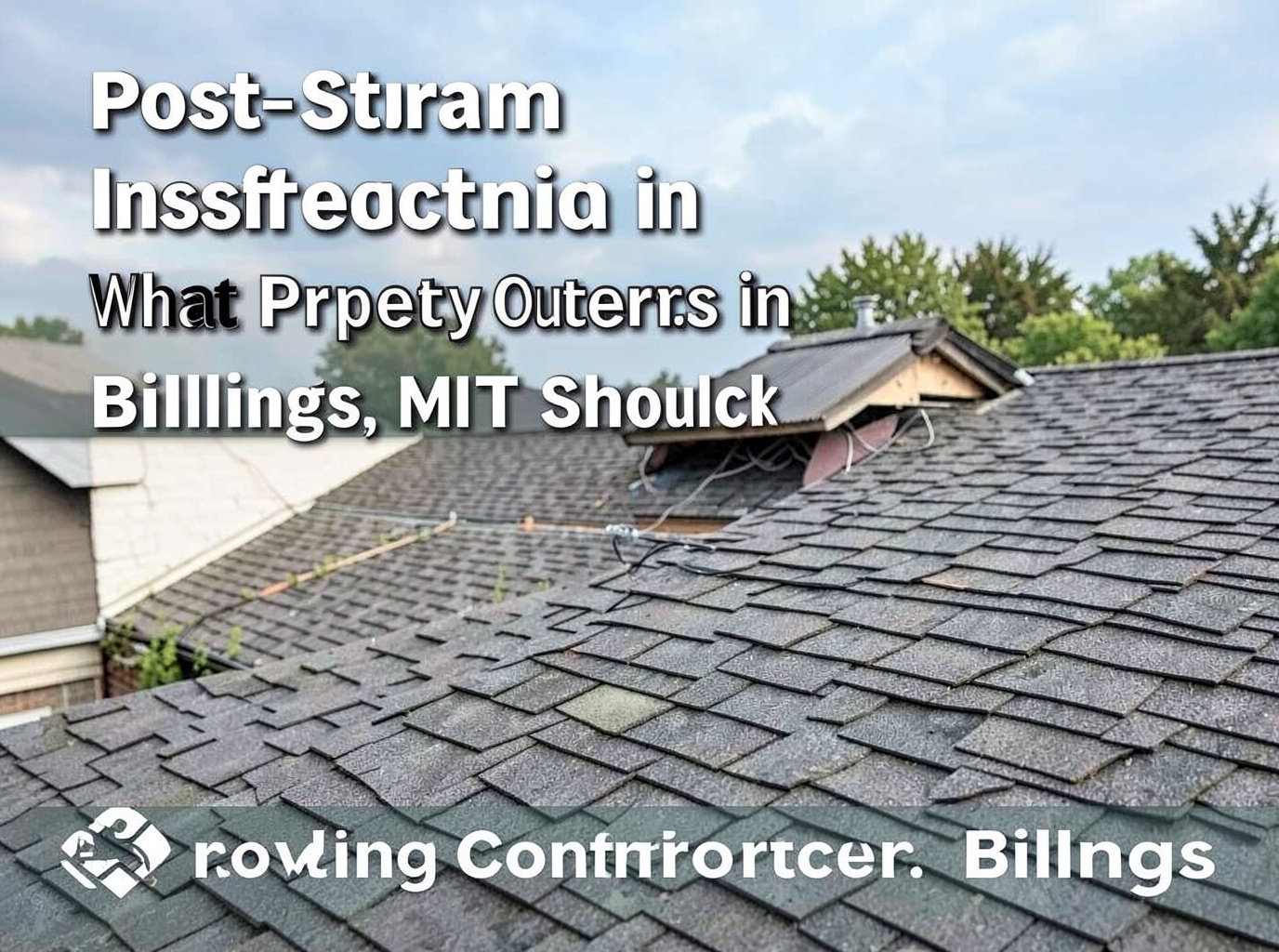 Post-Storm Roof Inspection: What Property Owners in Billings, MT Should Check